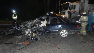 Жуткое ДТП на Южной окружной - комментарии и фотографии полиции