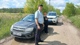 Пьяная девушка на LADA Granta 12 июля попалась полицейским в Рязани 