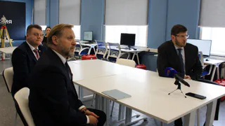 Замминистра строительства и ЖКХ Ломакин осмотрел Рязанский строительный колледж