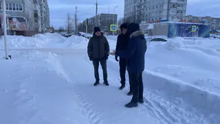 Николай Такаев лично проинспектировал ход работ по уборке снега