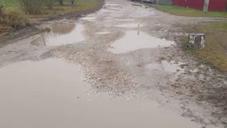 В Кольчугинском районе местные жители добиваются ремонта дороги в селе Флорищи
