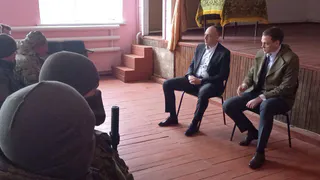 Малков пообщался с десантниками на границе с Украиной