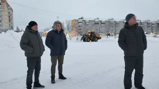 Николай Такаев лично проконтролировал уборку снега в городе  