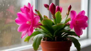 Держу в октябре декабристы в "чёрном теле": цветут дважды в год - бутоны лезут безостановочно