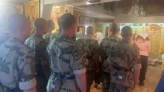 В Коми солдаты и росгвардейцы приняли участие в богослужениях