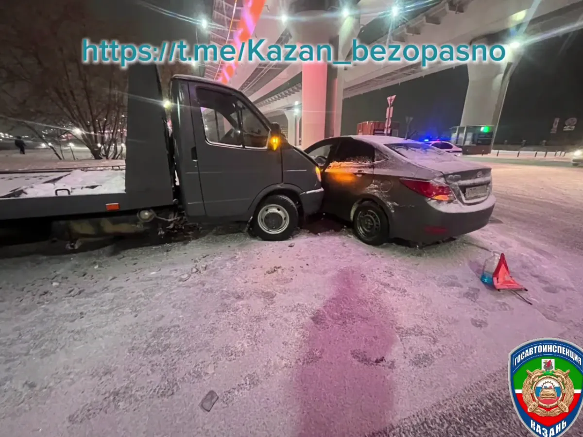 В Казани за сутки произошли три ДТП, в которых пострадали четыре человека