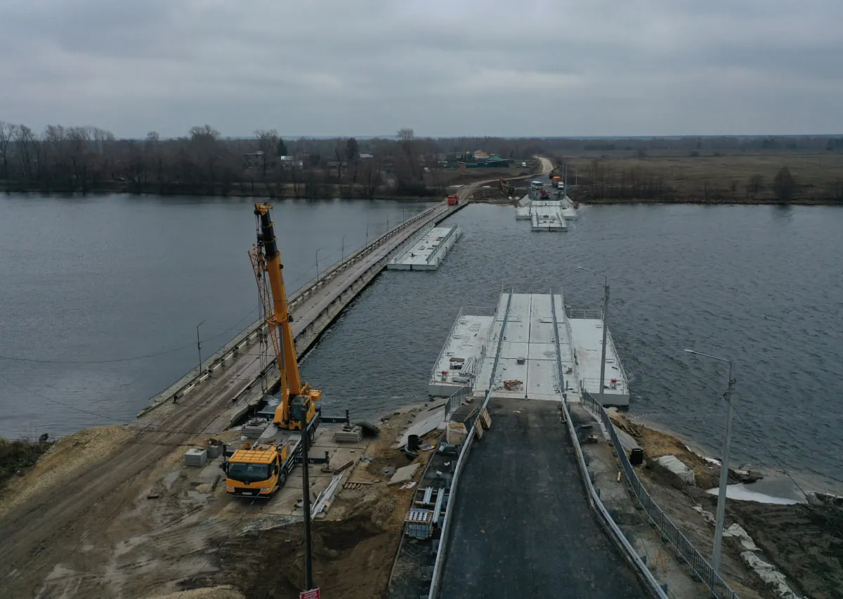 Капремонт моста через озеро Урвановское близится к финалу