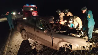 Серьезное ДТП в Скопинском районе: водитель уснул за рулем и столкнулся с КамАЗом