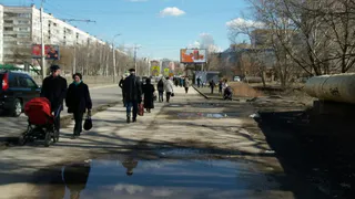 Рязанцы жалуются на весеннее "половодье" на улице Новоселов