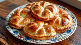 Ленивые пирожки за несколько минут — даже духовка не пригодиться: сочная начинка и золотистая корочка