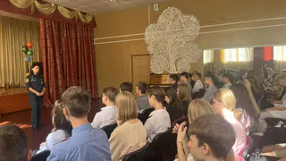 МЧС провели открытый урок по ОБЖ во Владимирской школе №15