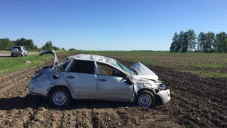 В Чучковском районе "Лада" вылетела в кювет. Есть пострадавшие
