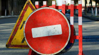 В Борках участок трассы перекрыли из-за затопления