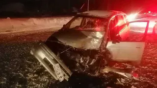 В Рязани в ДТП с фурой пострадали водитель и пассажирка Toyota