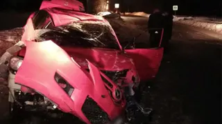 В Дятьково Mazda влетела в столб – 22-летний пассажир погиб