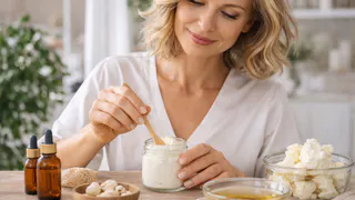 Крема в магазинах больше не покупаю: мешаю свой без химозы — кожа стала подтянутой и упругой