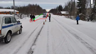 В Коми водитель Mitsubishi Colt сбил пенсионерку