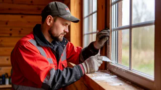 Подоконник больше не холодный, перестало дуть из стыков: 3 шага - и дома тепло даже в -35