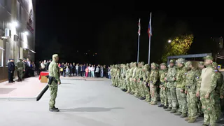 Вернувшихся из зоны СВО сотрудников Росгвардии встретили в Рязани