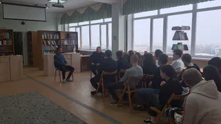 В Усинске прошла встреча студентов с представителем полиции