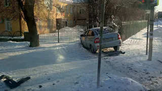 В Рязани 7 января возле больницы произошло ДТП