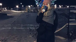 Зимние пейзажи и лыжные покатушки в Instagram-аккаунтах рязанских красоток