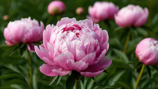 Для мощных шапок пионам — первым делом: 5 ложек в грунт — и бутоны будут лезть без остановки, аромат на всю округу