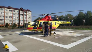 В Чувашии вертолет санавиации спас пенсионерку