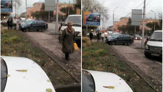 Народное фото: рязанцы паркуются на тротуарах