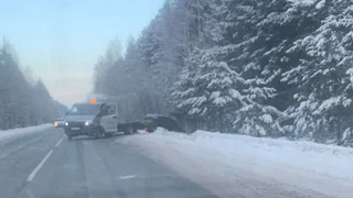 7 февраля в Касимовском районе легковушка вылетела в кювет