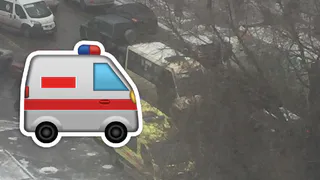 Авария на Театральной: в маршрутке было девять пассажиров, один пострадал