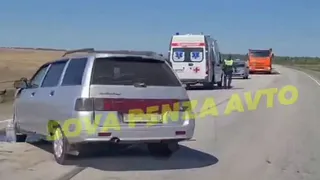 Под Пензой случилось ДТП с участием двух авто