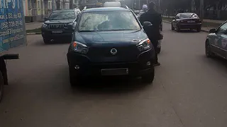 На Октябрьской улице Ssang Yong сбил пенсионера