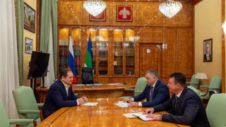 Ростислав Гольдштейн встретился с главами Усинска, Корткеросского и Усть-Вымского районов