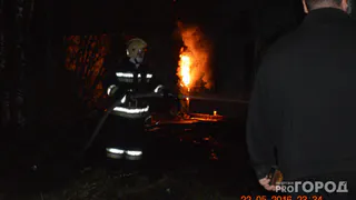 В Рязани произошло возгорание двух торговых павильонов