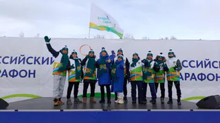 Владимирсие лыжники и хоккеисты приняли участие во Всероссийском марафоне «Земля спорта»