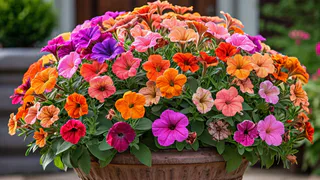 Затмит саму примадонну-петунию: этот деревенский цветок окружит кашпо «водопадом» соцветий — и никаких прищипок