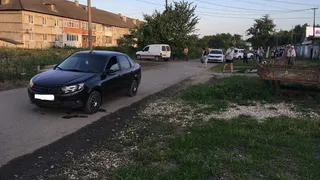 В Скопине 7-летнего ребенка на велосипеде сбила водитель на Lada Granta 