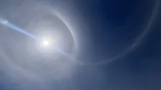 Жители Рязанской области запечатлели солнечное гало