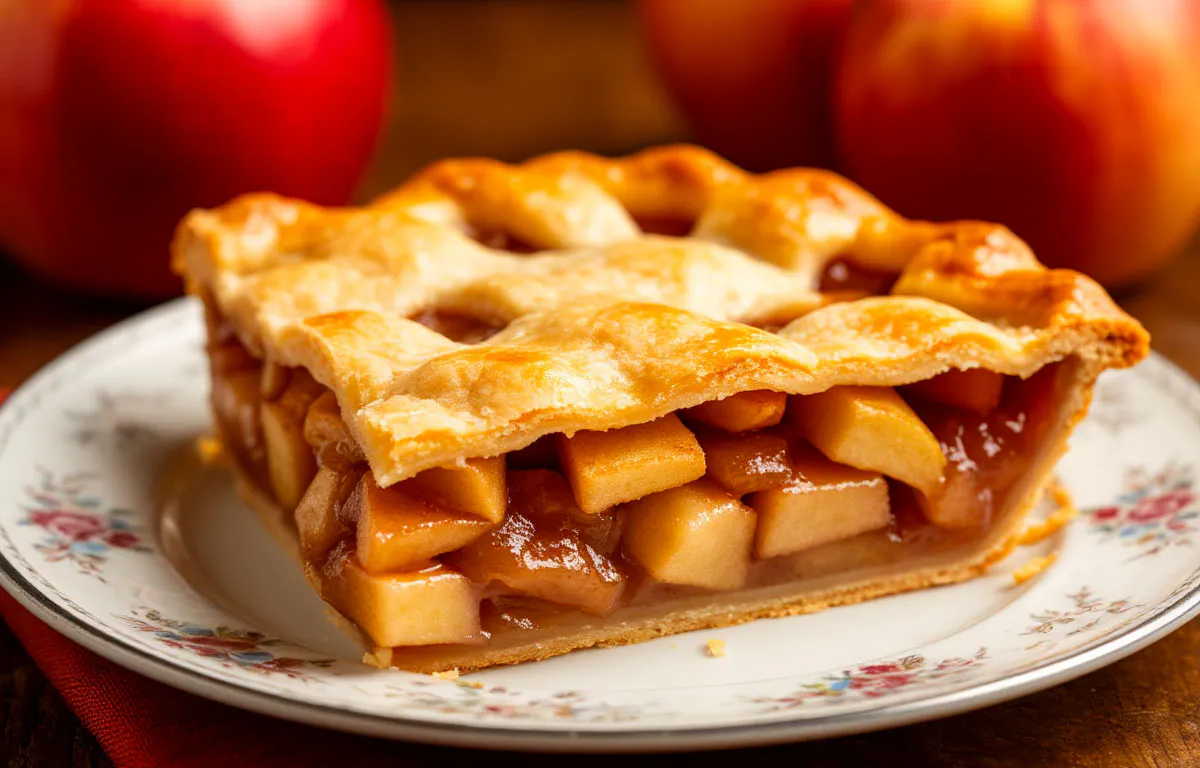 Нереально вкусный яблочный торт-пирог – слоёный, сочный, тает во рту как штрудель, только готовится быстрее и проще