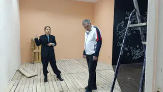 В Усинске в новогодние каникулы начали обновление Молодёжного центра