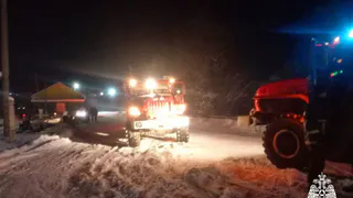 Ухтинские пожарные спасли мужчину от огня