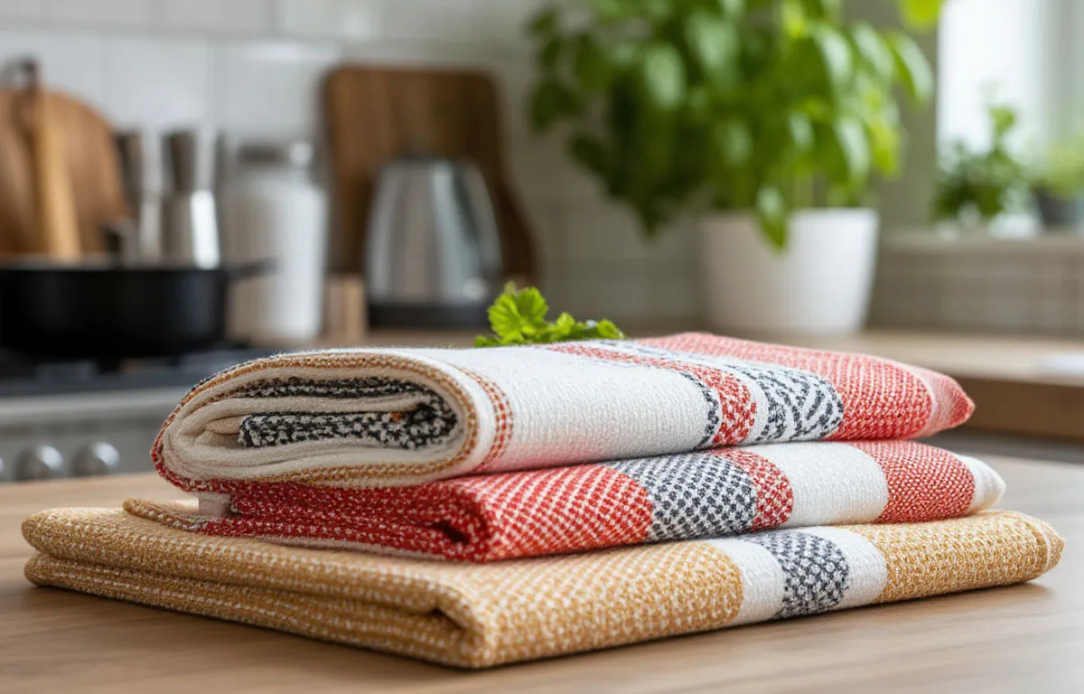 Я больше не стираю кухонные полотенца: простой способ на 5 минут, после которого они — как новые и пахнут альпийской свежестью