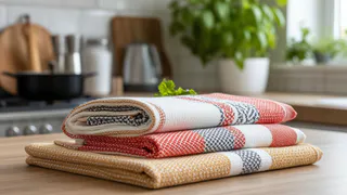 Я больше не стираю кухонные полотенца: простой способ на 5 минут, после которого они — как новые и пахнут альпийской свежестью