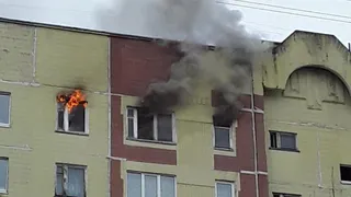 В Песочне в многоквартирном доме 17 марта произошел пожар