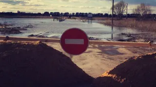 В Шиловском районе мост оказался под водой