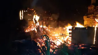 Пожар в с. Истопки Климовского района