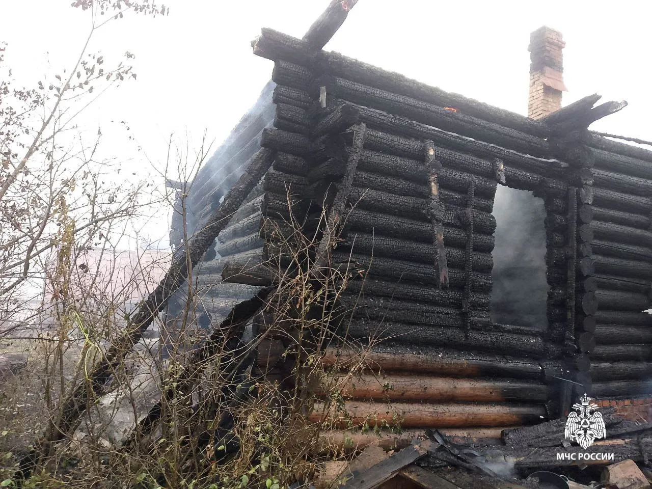 В д. Татарские Парзи Глазовского района сгорел дом из-за короткого замыкания электрообогревателя