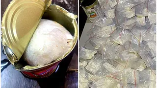 В челябинскую колонию пытались пронести наркотики в банке с тушенкой