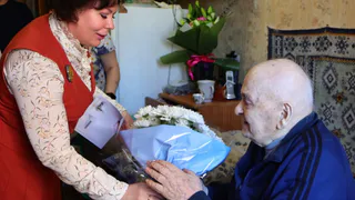 Ветерана ВОВ из Рязани Александра Борщевского поздравили со 100-летним юбилеем